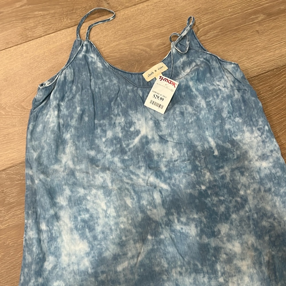 Denim tank top size medium